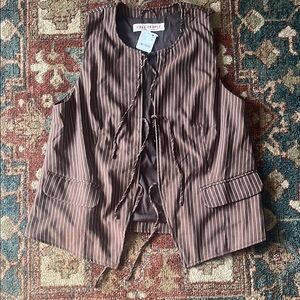 Free People Striped Vest
